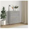 Image de Buffet sonoma gris 69,5x34x90 cm bois d'ingénierie827842