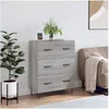 Image de Buffet sonoma gris 69,5x34x90 cm bois d'ingénierie827850