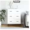 Image de Buffet Blanc brillant 69,5x34x90 cm Bois d'ingénierie827870