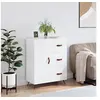 Image de Buffet blanc 69,5x34x90 cm bois d'ingénierie827884