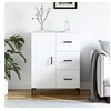 Image de Buffet blanc 69,5x34x90 cm bois d ingénierie