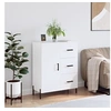 Image de Buffet Blanc brillant 69,5x34x90 cm Bois d'ingénierie827926