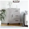 Image de Buffet sonoma gris 69,5x34x90 cm bois d ingénierie