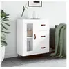 Image de Buffet blanc 69,5x34x90 cm bois d'ingénierie828012