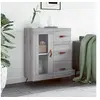 Image de Buffet sonoma gris 69,5x34x90 cm bois d'ingénierie828018