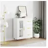 Image de Buffet blanc 69,5x34x90 cm bois d'ingénierie828020