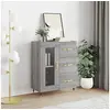Image de Buffet sonoma gris 69,5x34x90 cm bois d'ingénierie828026