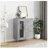 Image de Buffet gris béton 69,5x34x90 cm bois d'ingénierie828032