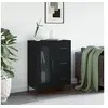 Image de Buffet noir 69,5x34x90 cm bois d'ingénierie828053