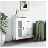 Image de Buffet Blanc brillant 69,5x34x90 cm Bois d'ingénierie828054