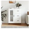 Image de Buffet blanc 69,5x34x90 cm bois d'ingénierie828060