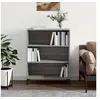Image de Bibliothèque sonoma gris 69,5x32,5x90 cm bois d'ingénierie828370