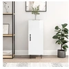 Image de Buffet Blanc brillant 34,5x34x90 cm Bois d'ingénierie828534