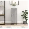 Image de Buffet Sonoma gris 34,5x34x90 cm Bois d'ingénierie828538