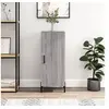 Image de Buffet Sonoma gris 34,5x34x90 cm Bois d ingénierie