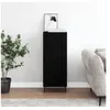Image de Buffet Noir 34,5x34x90 cm Bois d'ingénierie828557