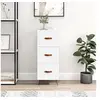 Image de Buffet blanc 34,5x34x90 cm bois d'ingénierie828572