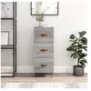 Image de Buffet Sonoma gris 34,5x34x90 cm Bois d'ingénierie828578