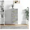Image de Dressoir 34,5x34x90 cm bewerkt hout betongrijs828592