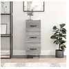 Image de Buffet Sonoma gris 34,5x34x90 cm Bois d'ingénierie828602