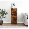 Image de Buffet Chêne fumé 34,5x34x90 cm Bois d'ingénierie828609