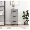 Image de Buffet Sonoma gris 34,5x34x90 cm Bois d'ingénierie828618