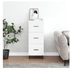 Image de Buffet blanc 34,5x34x90 cm bois d'ingénierie828620