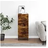 Image de Buffet Chêne fumé 34,5x34x90 cm Bois d ingénierie