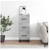 Image de Buffet Gris béton 34,5x34x90 cm Bois d'ingénierie828632