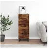 Image de Buffet Chêne fumé 34,5x34x90 cm Bois d'ingénierie828633