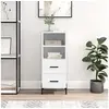 Image de Buffet blanc 34,5x34x90 cm bois d'ingénierie828676