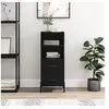 Image de Buffet Noir 34,5x34x90 cm Bois d'ingénierie828677