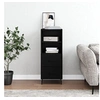 Image de Buffet Noir 34,5x34x90 cm Bois d'ingénierie828685
