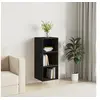 Image de Buffet noir 34,5x32,5x90 cm bois d'ingénierie828717
