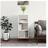 Image de Buffet blanc brillant 34,5x32,5x90 cm bois d'ingénierie828734