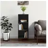 Image de Buffet noir 34,5x32,5x90 cm bois d'ingénierie828749