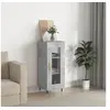Image de Buffet Gris béton 34,5x34x90 cm Bois d ingénierie