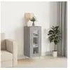 Image de Buffet Sonoma gris 34,5x34x90 cm Bois d'ingénierie828786