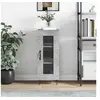 Image de Buffet Gris béton 34,5x34x90 cm Bois d'ingénierie828792