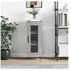 Image de Buffet Sonoma gris 34,5x34x90 cm Bois d'ingénierie828794