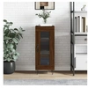 Image de Buffet Chêne marron 34,5x34x90 cm Bois d ingénierie