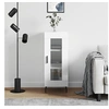 Image de Buffet Blanc brillant 34,5x34x90 cm Bois d'ingénierie828814
