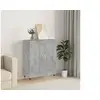 Image de Buffet gris béton 69,5x34x90 cm bois d'ingénierie830176