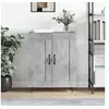 Image de Buffet, Armoire Latérale, Meuble de Rangement, Organisateur de Salon Salle de Séjour Intérieur, Moderne, Gris Béton Bois d'Ingénierie