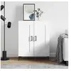 Image de Buffet blanc 69,5x34x90 cm bois d'ingénierie 830196