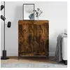 Image de Buffet, Armoire Latérale, Meuble de Rangement, Organisateur de Salon Salle de Séjour Intérieur, Moderne, Chêne Fumé Bois d'Ingénierie