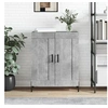 Image de Buffet, Armoire Latérale, Meuble de Rangement, Organisateur de Salon Salle de Séjour Intérieur, Moderne, Gris Béton Bois d'Ingénierie 830208