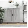 Image de Buffet, Armoire Latérale, Meuble de Rangement, Organisateur de Salon Salle de Séjour Intérieur, Moderne, Sonoma Gris Bois d'Ingénierie