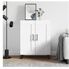 Image de Buffet, Armoire Latérale, Meuble de Rangement, Organisateur de Salon Salle de Séjour Intérieur, Moderne, Blanc Bois d'Ingénierie 830220
