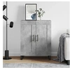 Image de Buffet, Armoire Latérale, Meuble de Rangement, Organisateur de Salon Salle de Séjour Intérieur, Moderne, Gris Béton Bois d'Ingénierie 830224